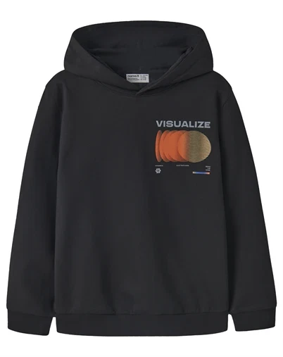 Name It - NKMNigo Sweat Hoodie - Black